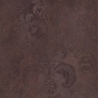 Grunge Damask Pattern Chocolate Brown papiers peint