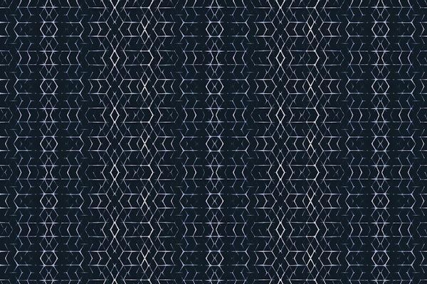 Shibori Diamonds in Indigo
