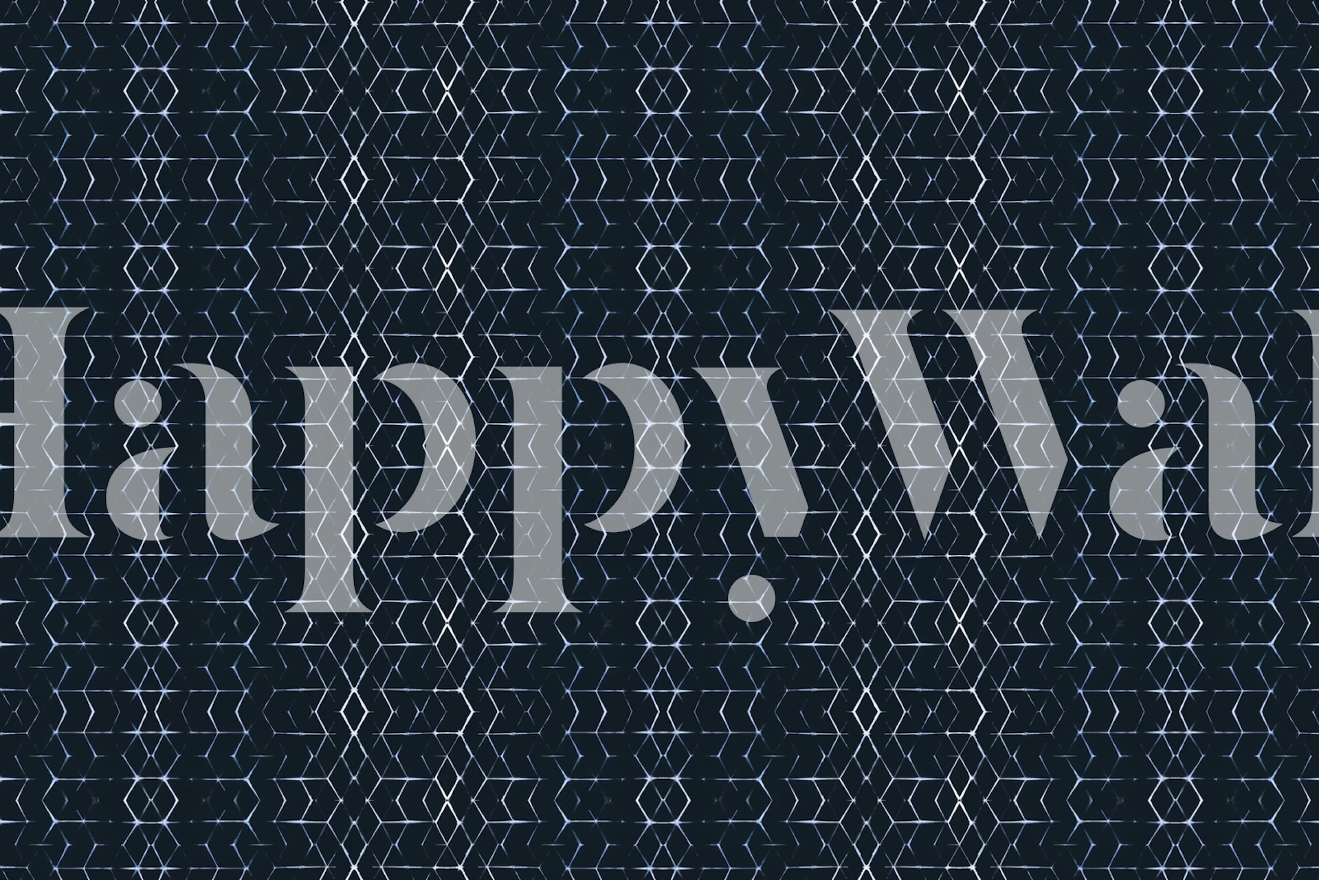 Geometric pattern with indigo background and white lines wallpaper