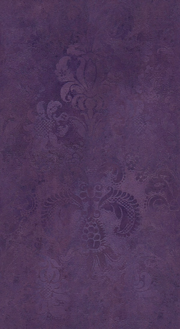 Grunge Damask Pattern Purple
