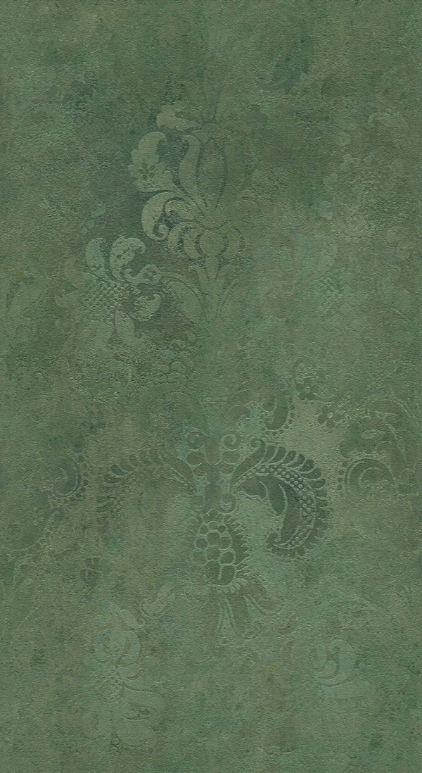 Grunge Damask Pattern Sage Green
