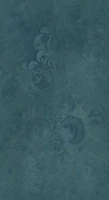 Grunge Damask Pattern Teal Blue wallpaper