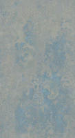 Grunge Damask Pattern Sage Sky Blue wallpaper
