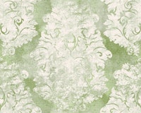 Antique Damask Pattern Apple Green wallpaper