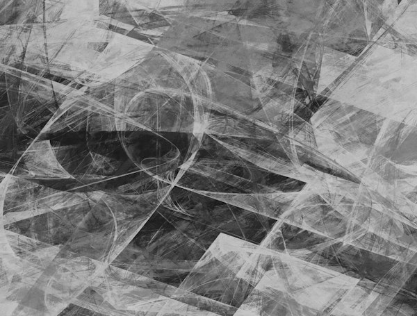 Black and White Stained Glass