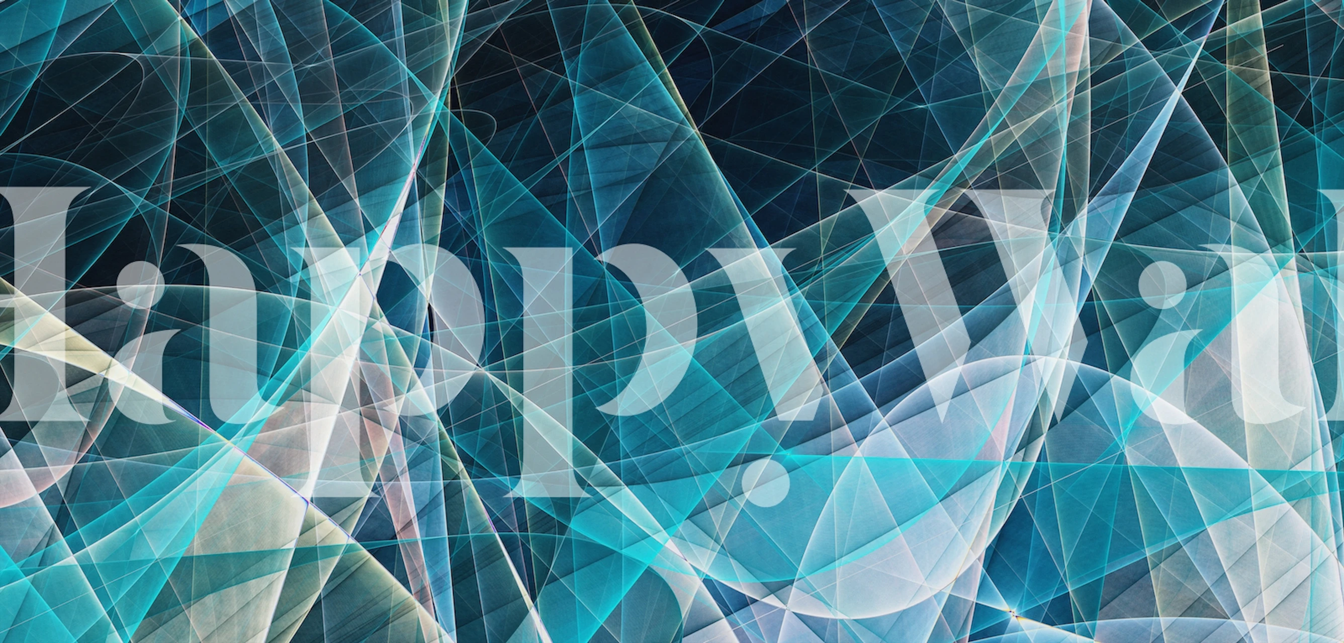 Fractal Overview 6 carta da parati in una stanza