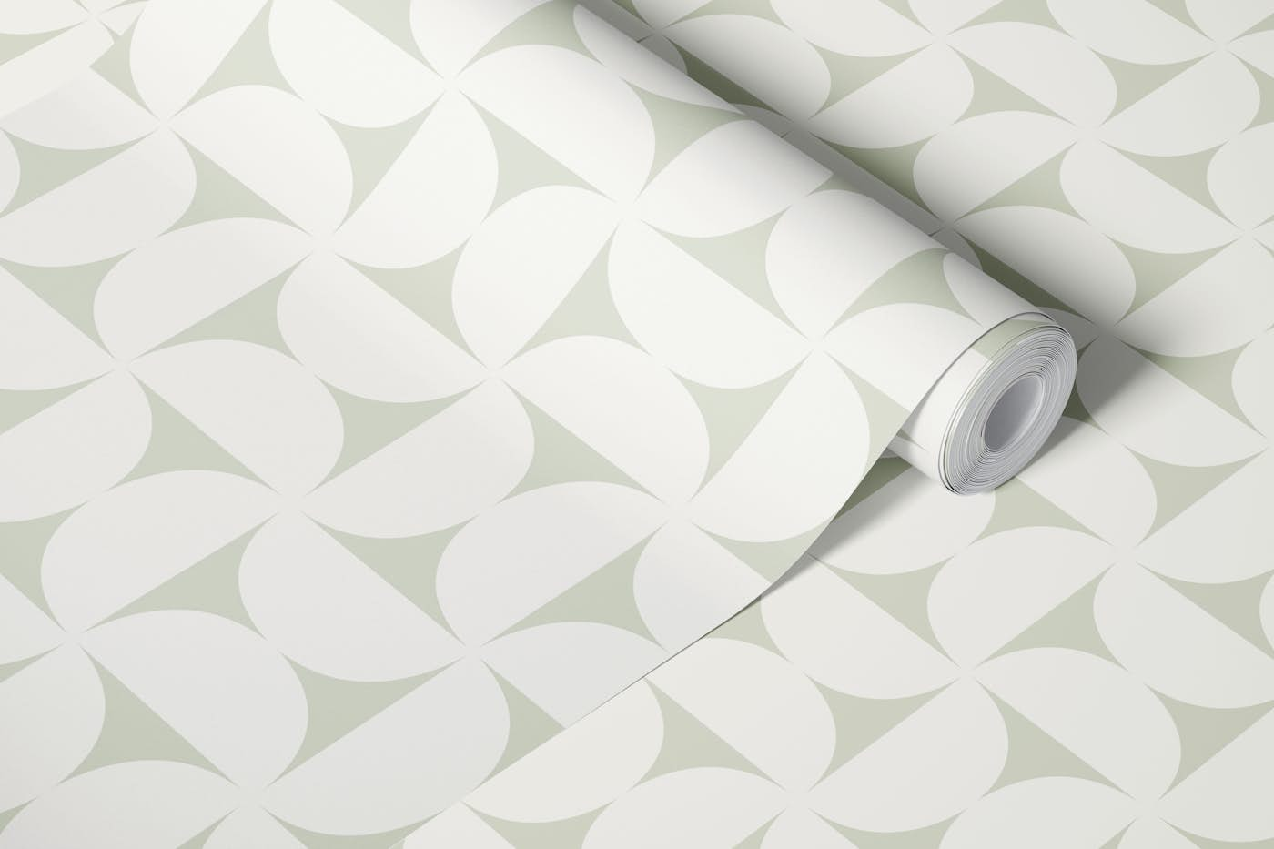 Mid century retro wallpaper roll