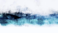 Watercolor Horizon Wave tapet