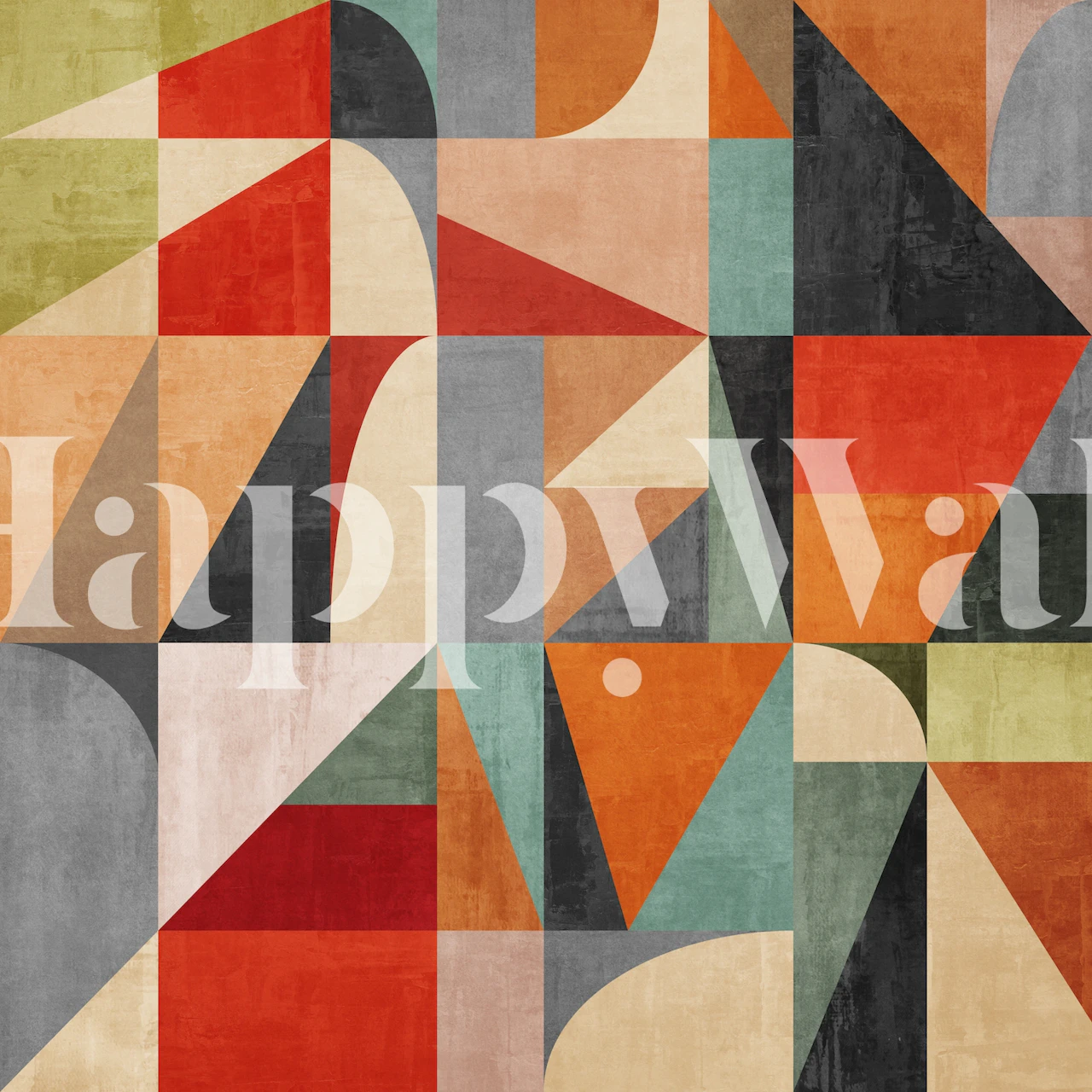 Conception géométrique 41 design dans une pièce