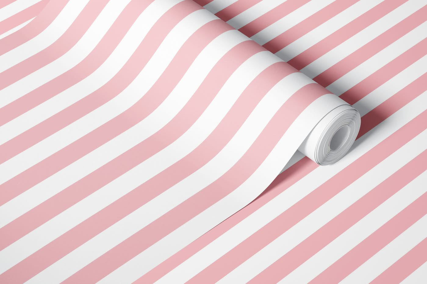 Chrystal rose stripes wallpaper roll