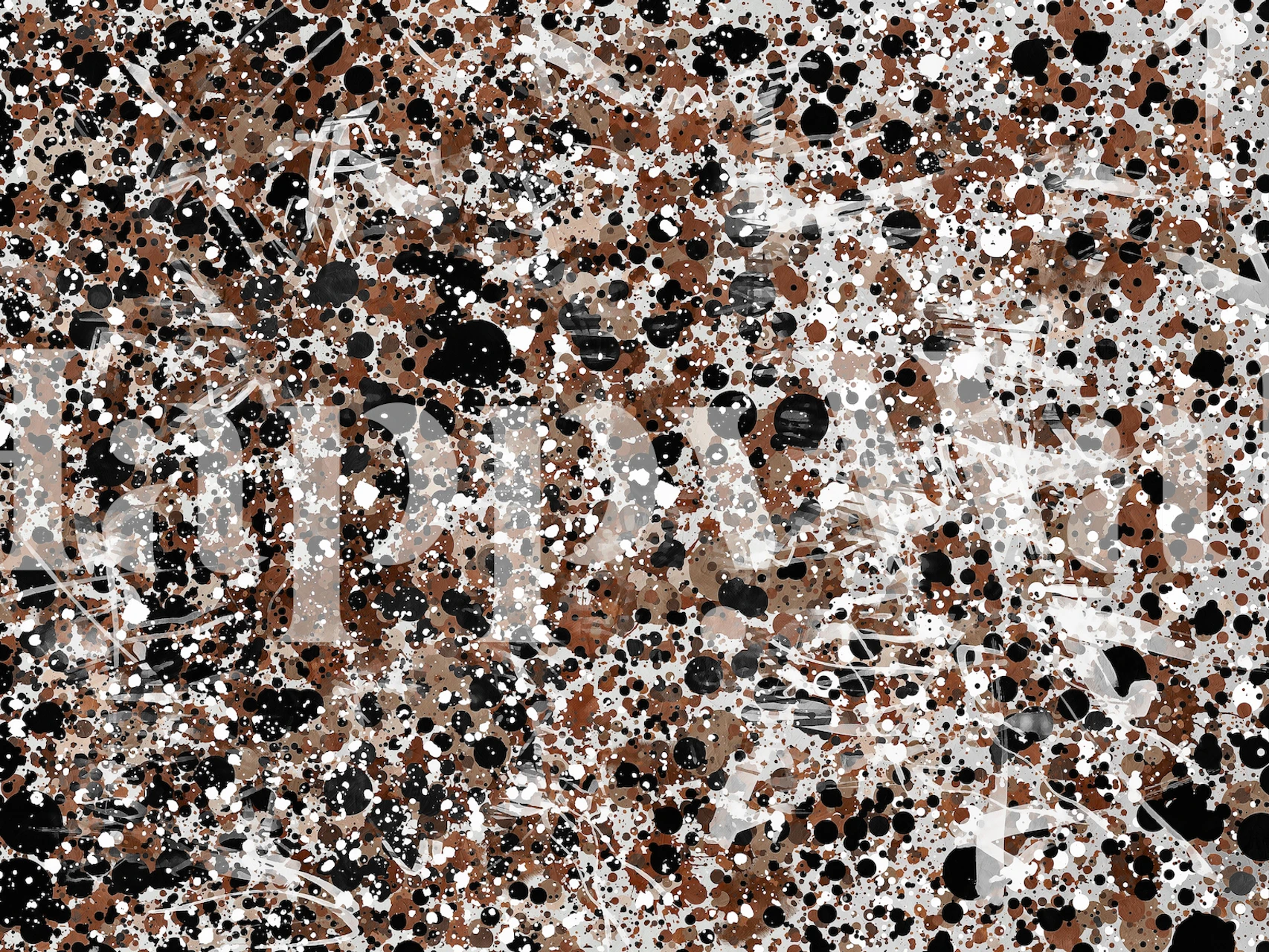 Abstrakcyjna fototapeta w kropki i plamy