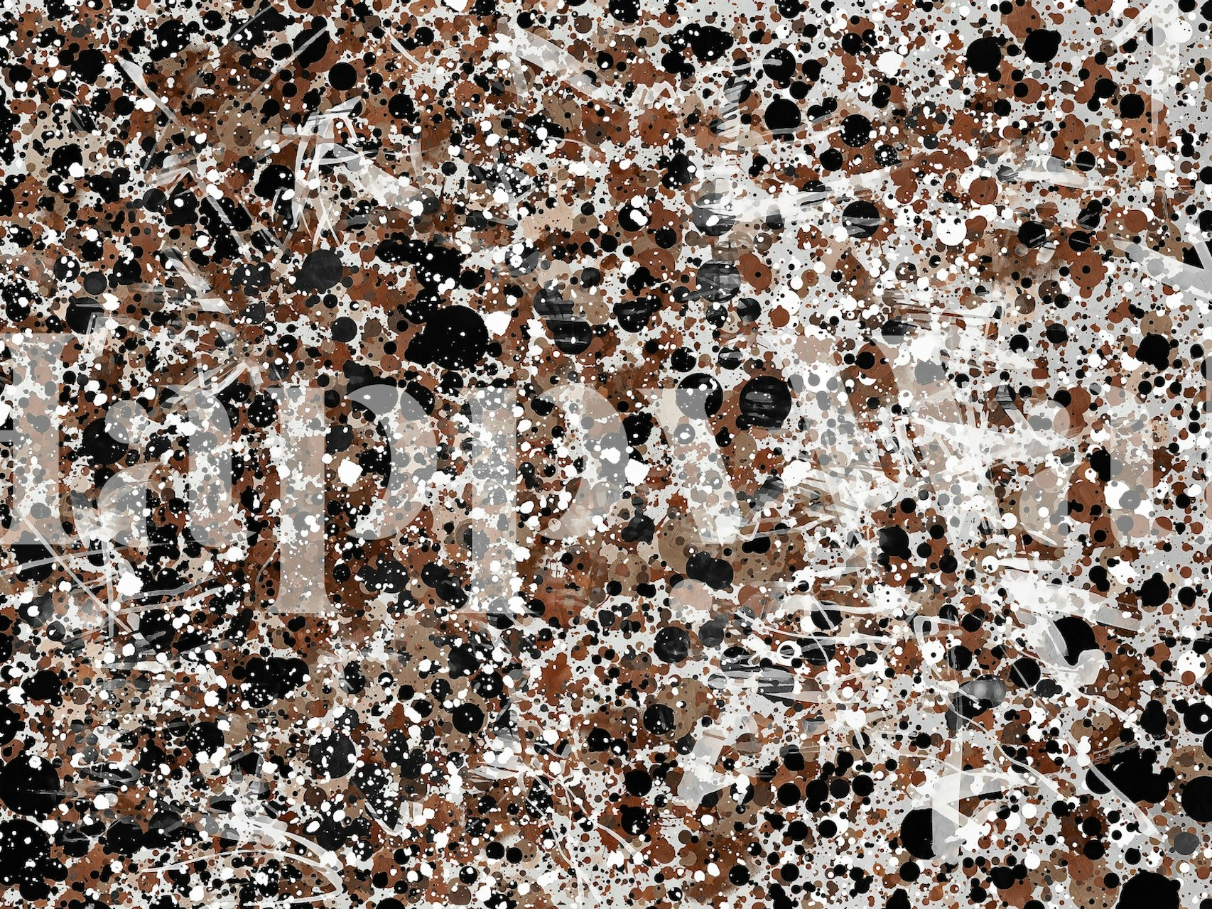 Abstract splattered and splotched patterns wall mural