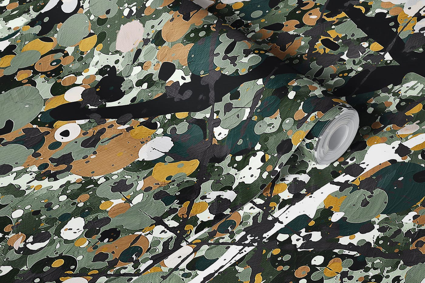 Pollock 3 da Helo wallpaper roll