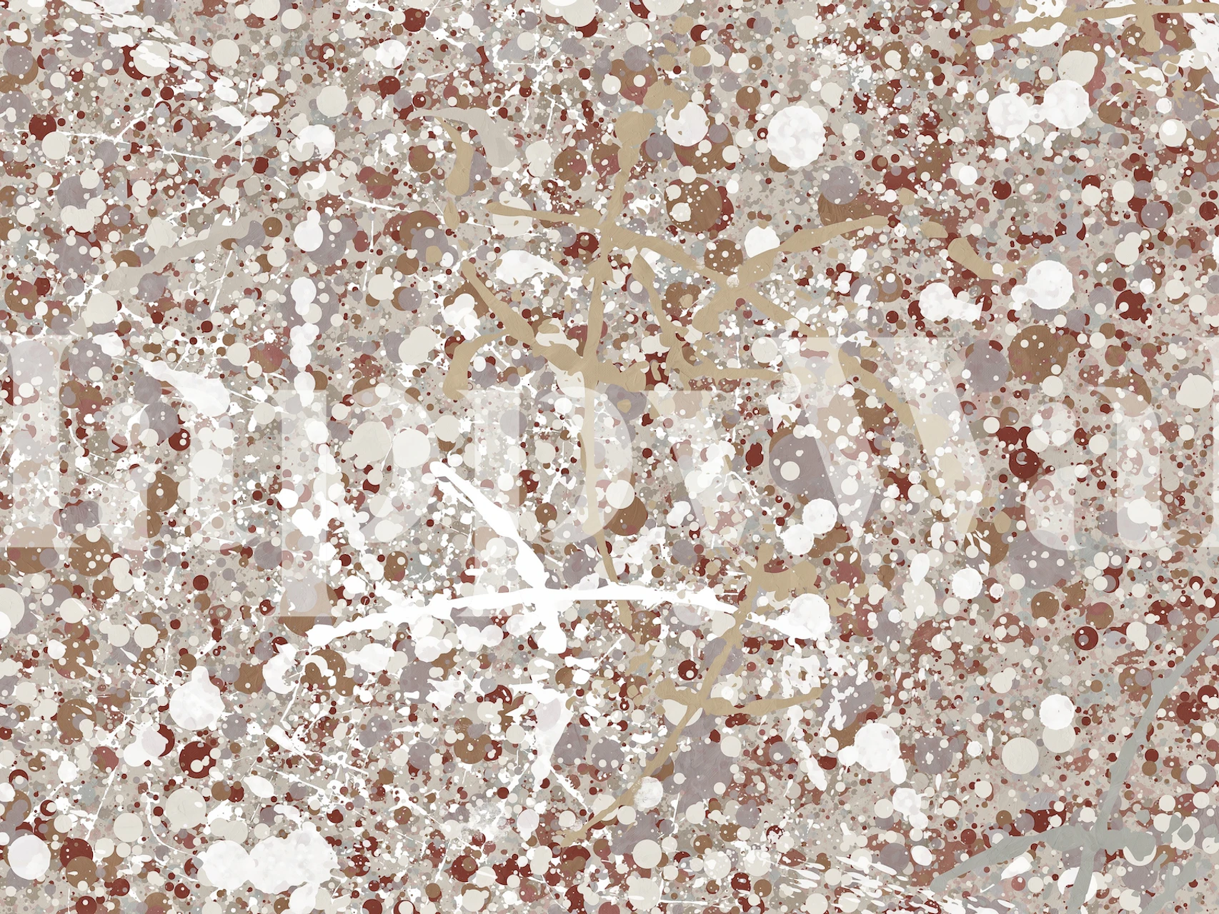 Abstract textured wallpaper with earthy tones in brown and beige.