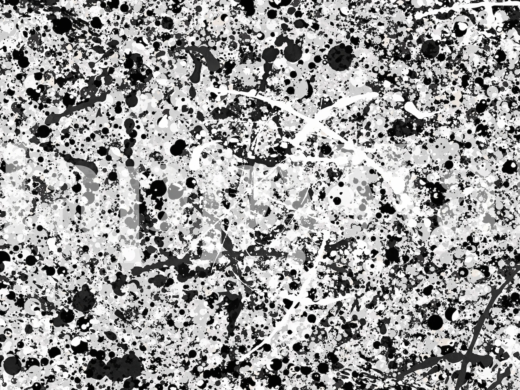 Papier peint Pollock 8 da Helo dans une chambre