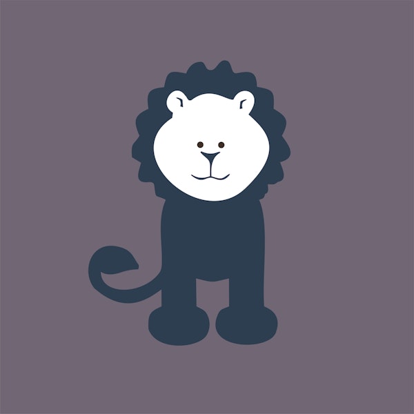 taupe solid color lion anime