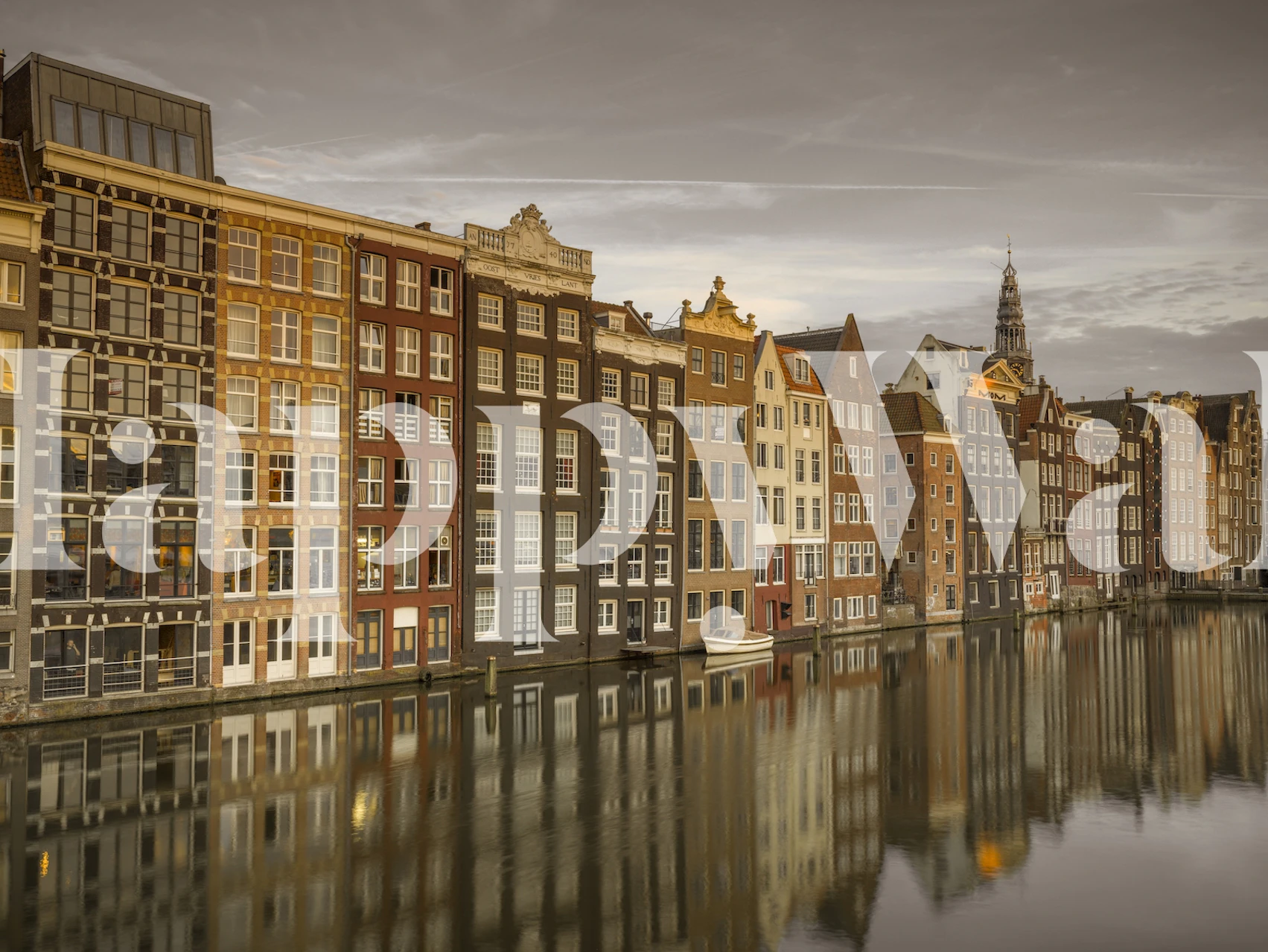 Tapeta Picturesque Houses v pokoji