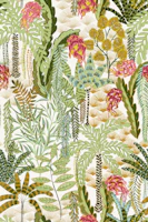 tropical lounge with dragon fruit light behang