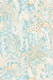 tropical lounge warm white and aqua