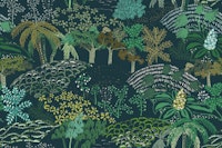 Italien landscape dark green carta da parati