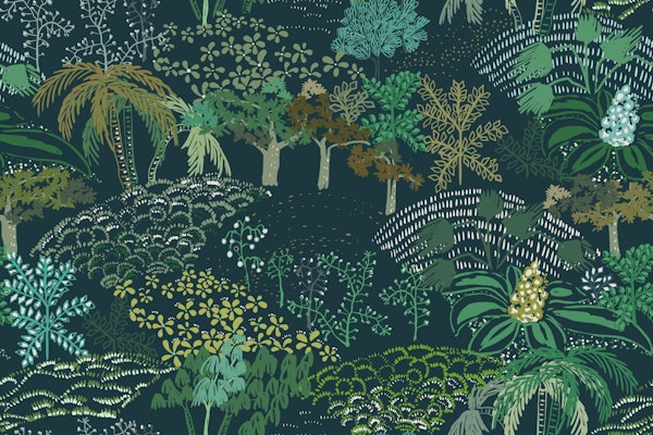 Italien landscape dark green