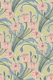 Bed of tulips pale green