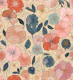 Cross Stitch flowers ivory - small