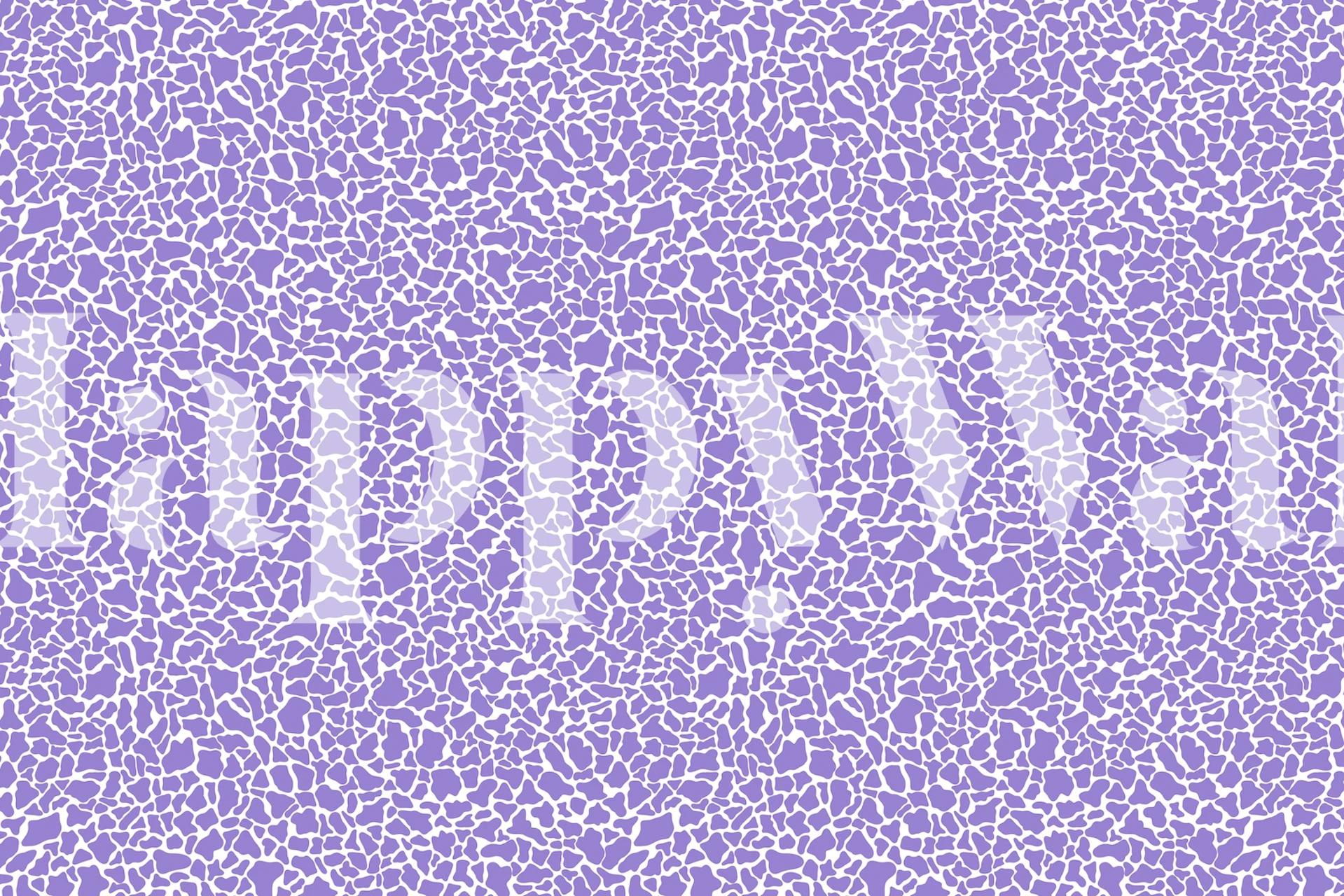 Purple mosaic pattern with white outline wallpaper