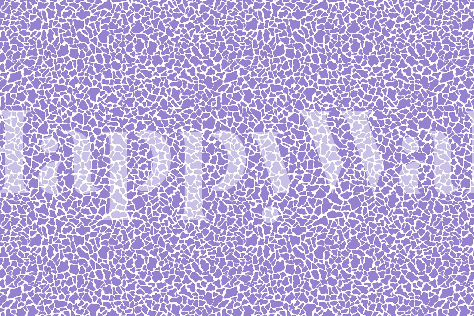 Purple mosaic pattern with white outline wallpaper