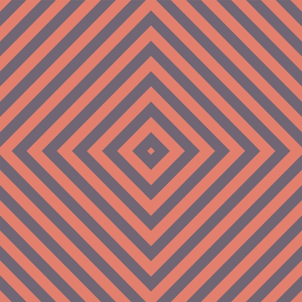 Taupe Coral Square pattern