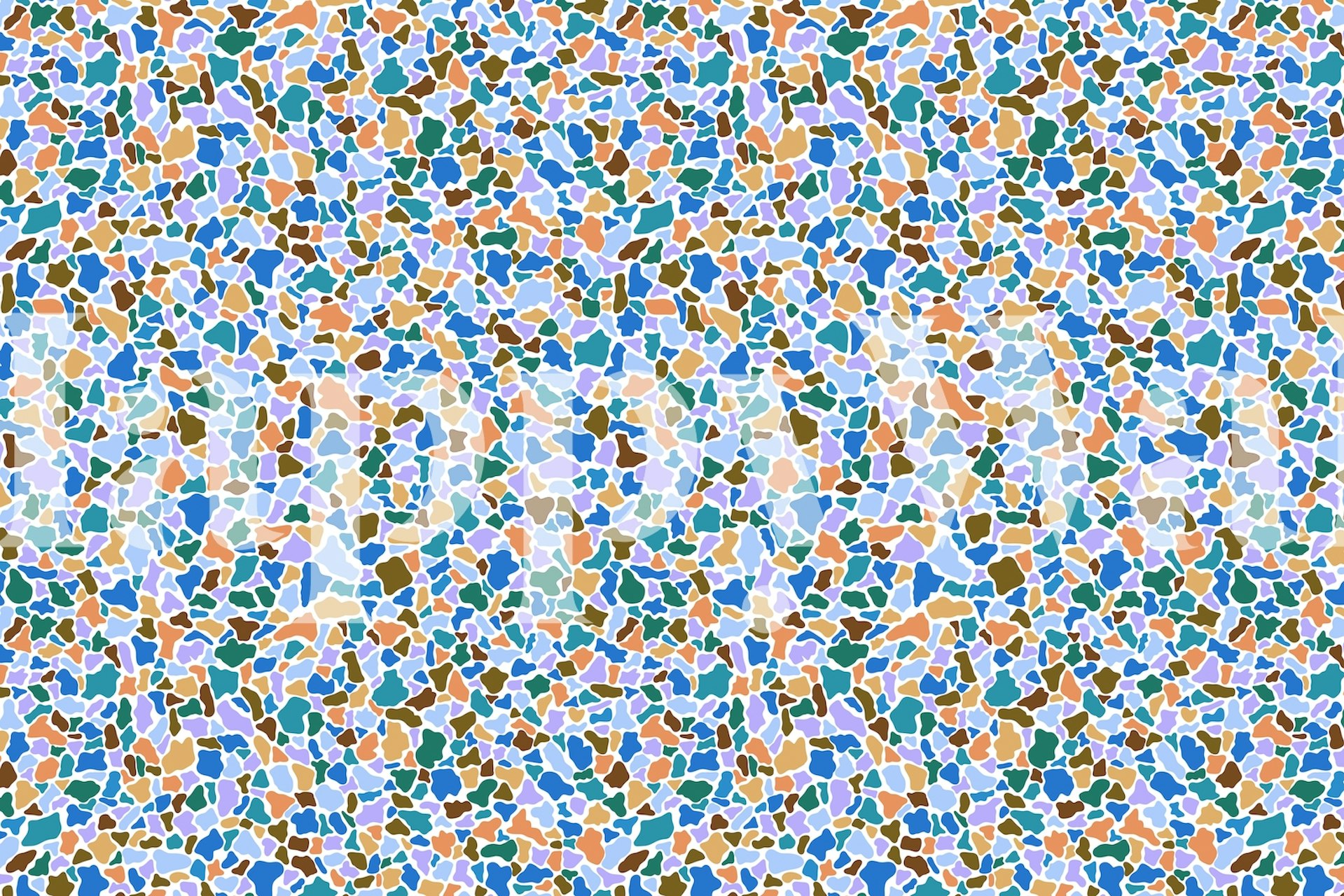 Colorful Mosaic 4 tapet i et rom