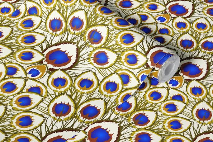abstract peacock classic lightwallpaper roll