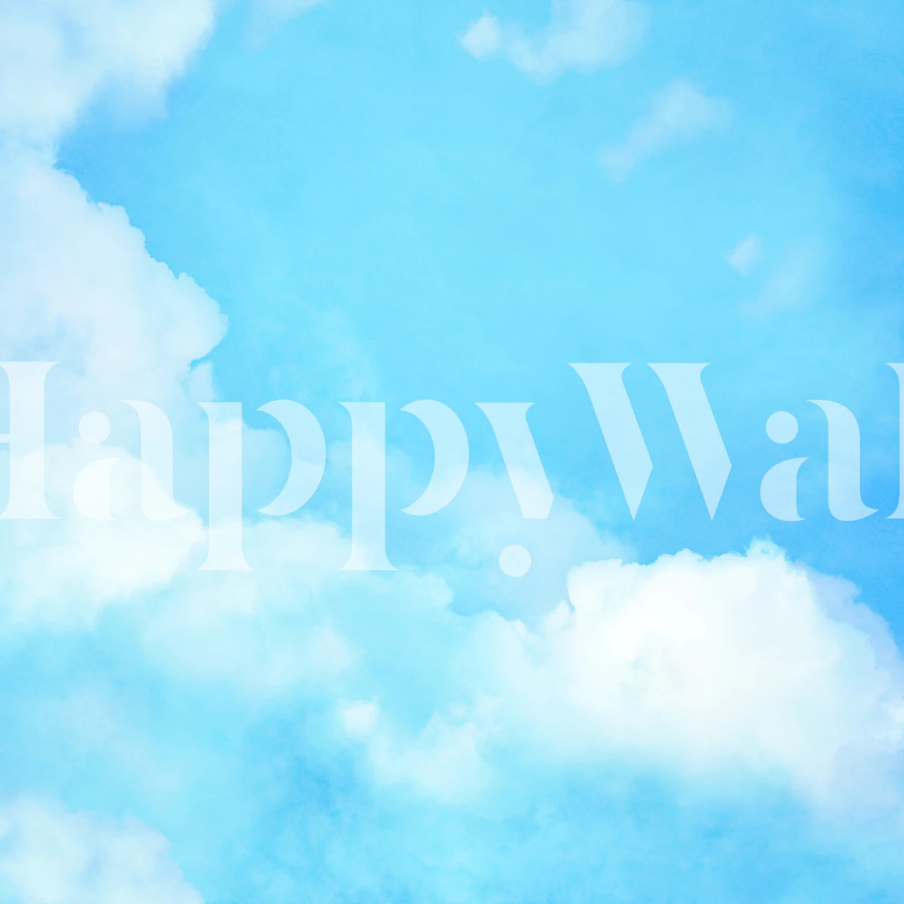 Fototapeta Błękitne niebo z puszystymi chmurami