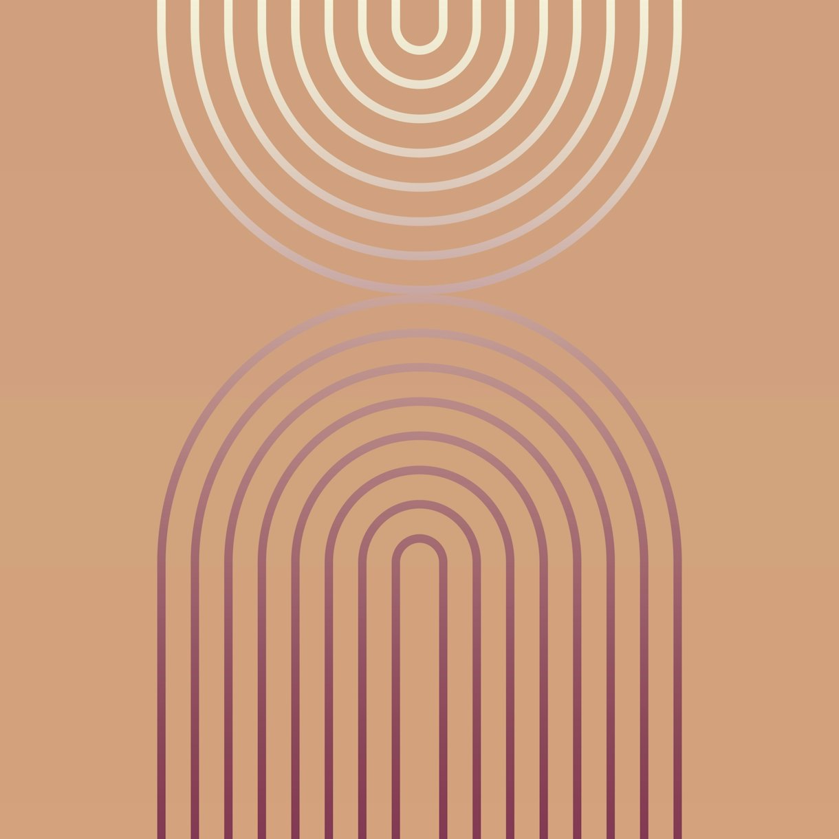 Rainbow Arches Wallpaper - Colorful and Vibrant | Happywall