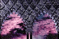 Nebula Dream Arches 1 tapete
