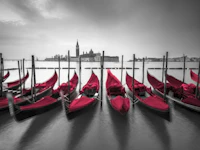 Gondolas of Venice behang