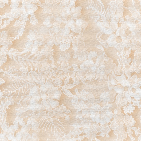 Delicate Flowers in Peach