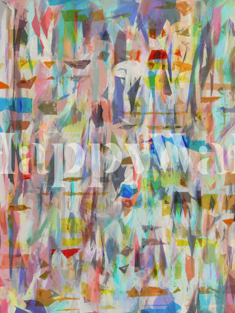 Colorful abstract pattern wallpaper featuring vibrant hues and shapes