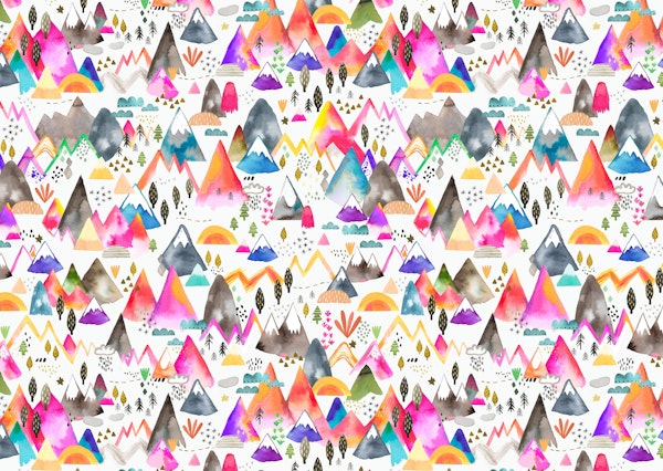 Colorful Magical Mountains