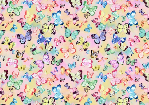 Magical Butterflies Colorful