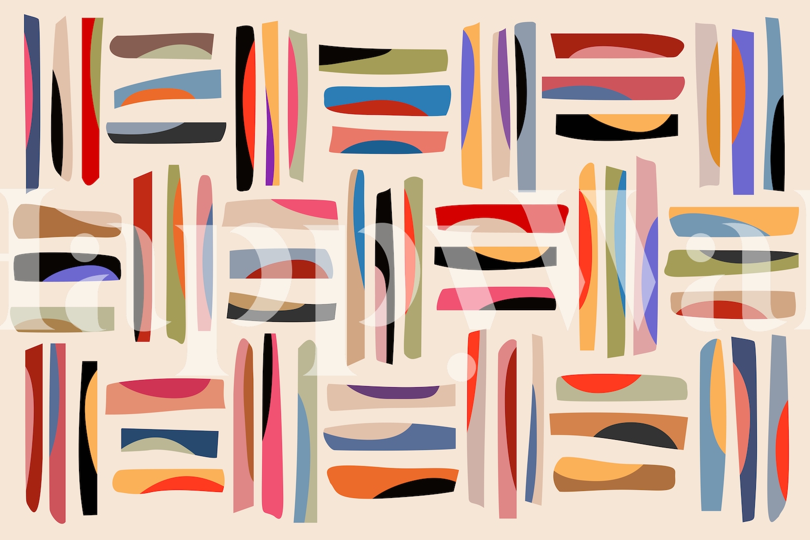 Buy Colorful Crayons Wallpaper Online | Happywall