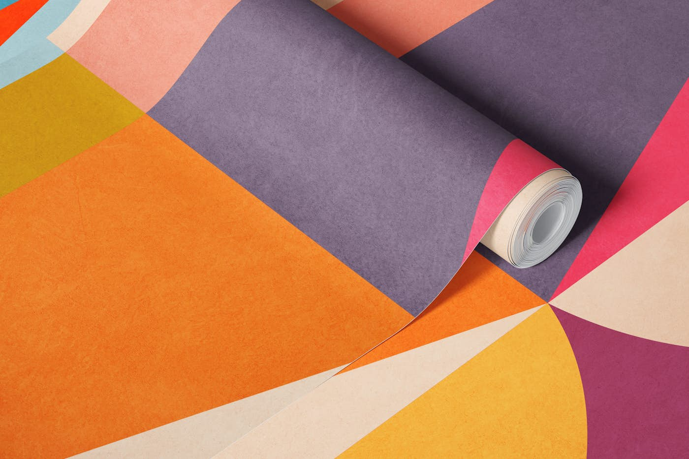 Colorful Abstract Geometric3 wallpaper roll