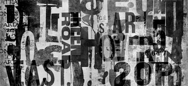 Street Art Typography Grey
