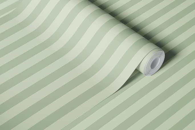 Scandi stripes sage green 2wallpaper roll