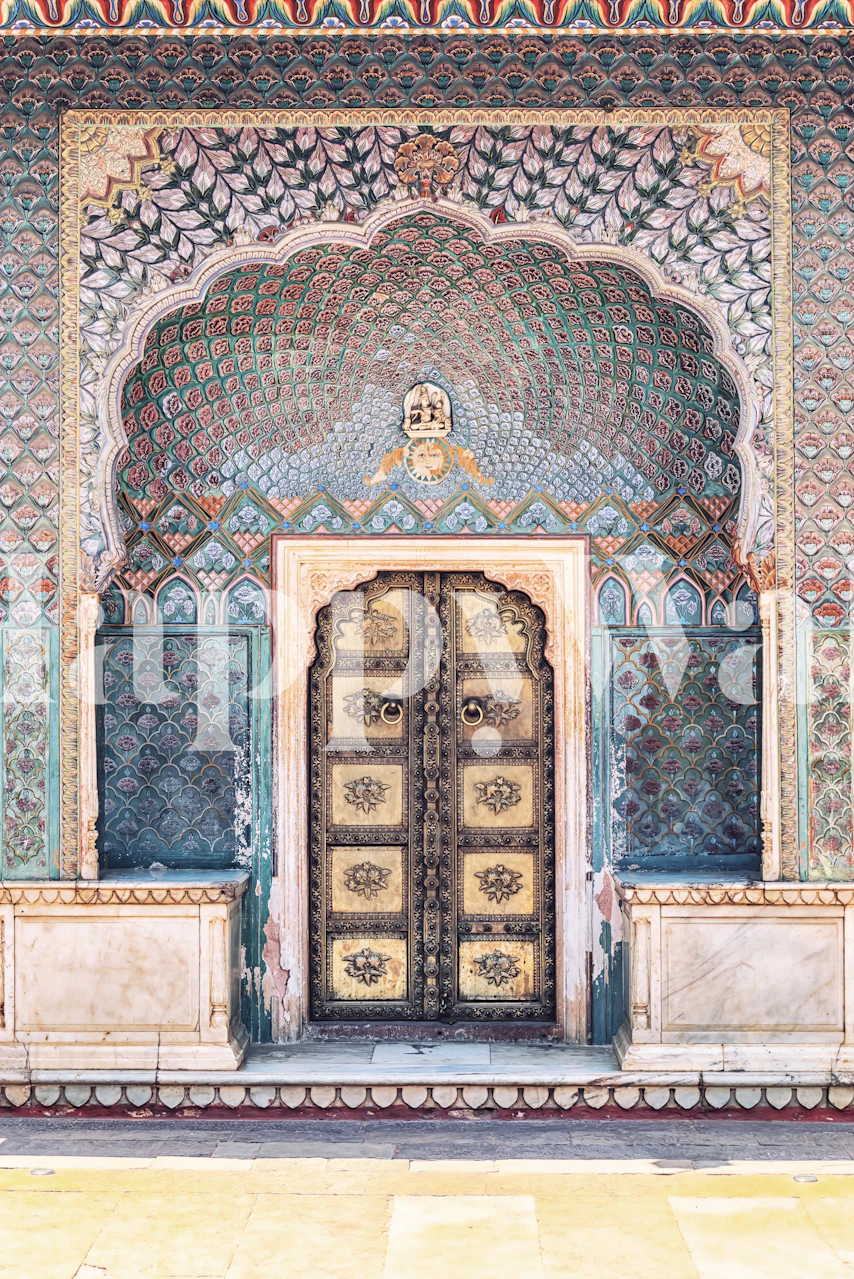 Rajasthan architecture wallpaper design