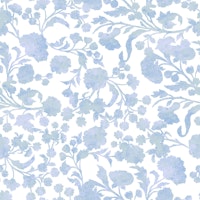 textured ocean blue floral tapete