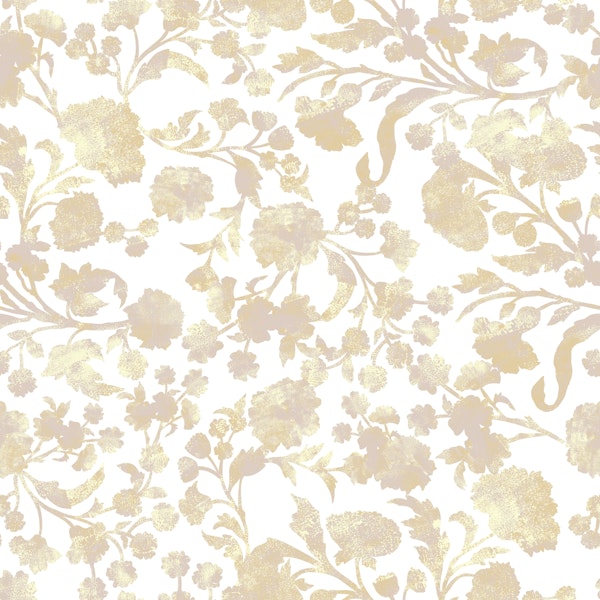 Textured sunny yellow floral