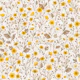 Buttercups, yellow and brown