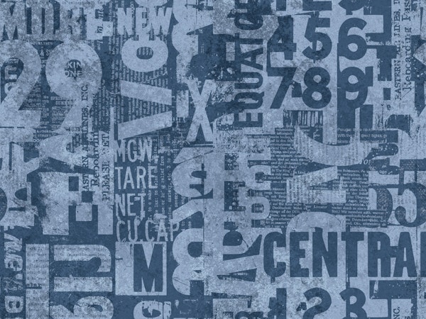 Blue Grunge Typography Urban Style