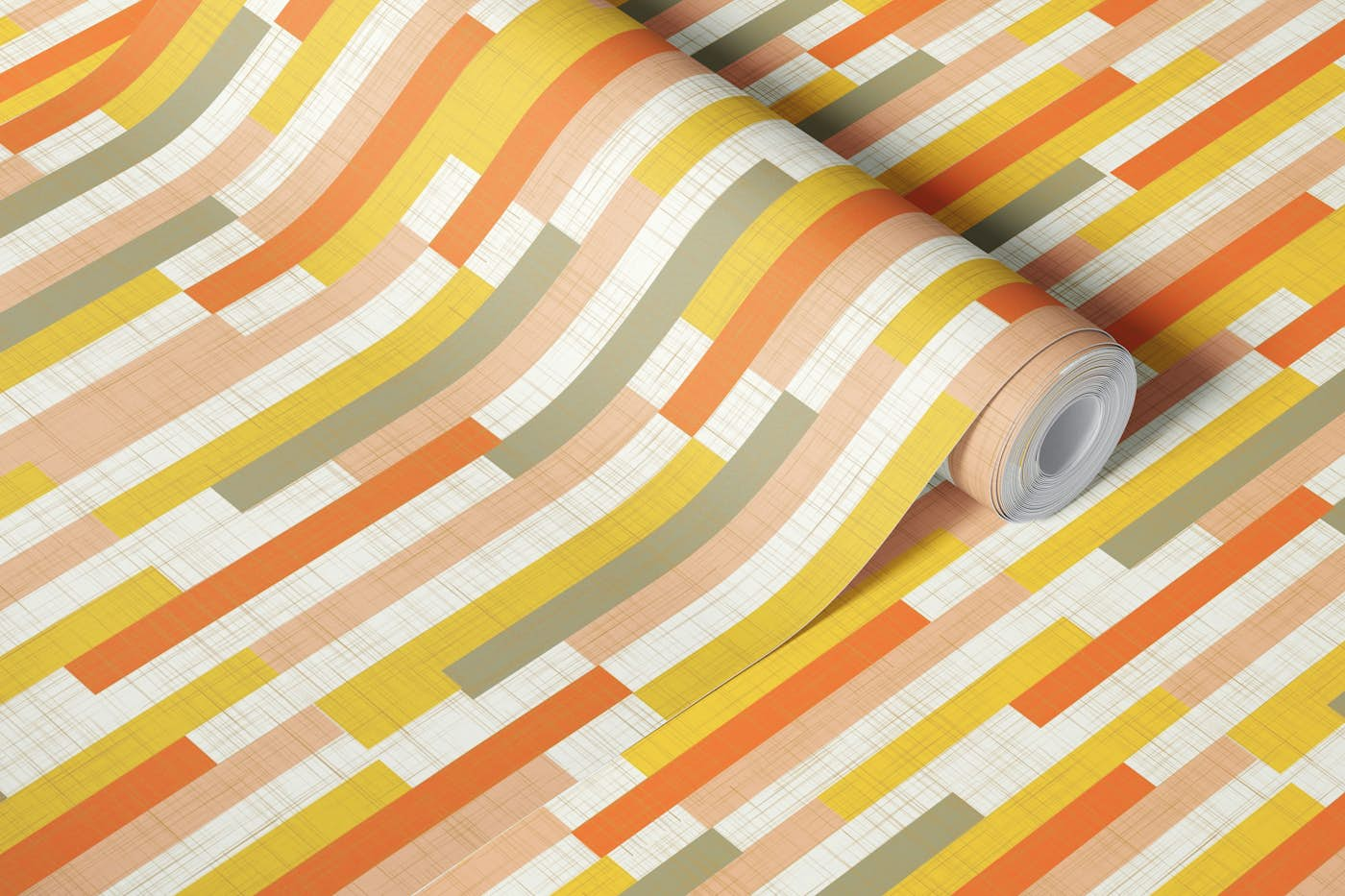 Sunny Stripes wallpaper roll